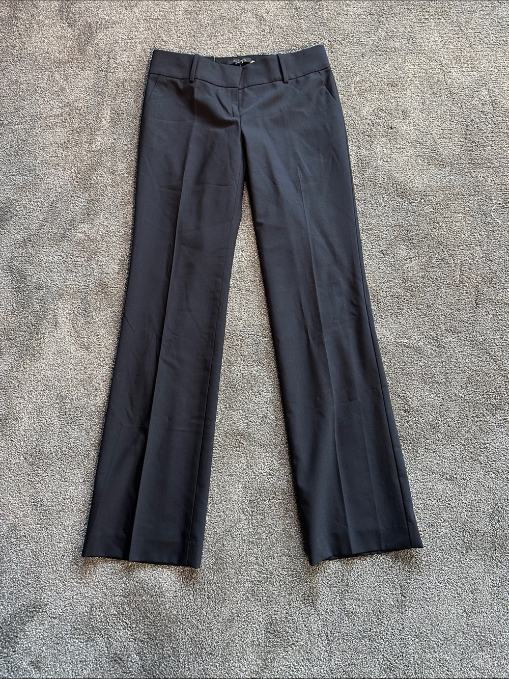 Ann Taylor Devin, Navy Straight-Leg Dress Trousers